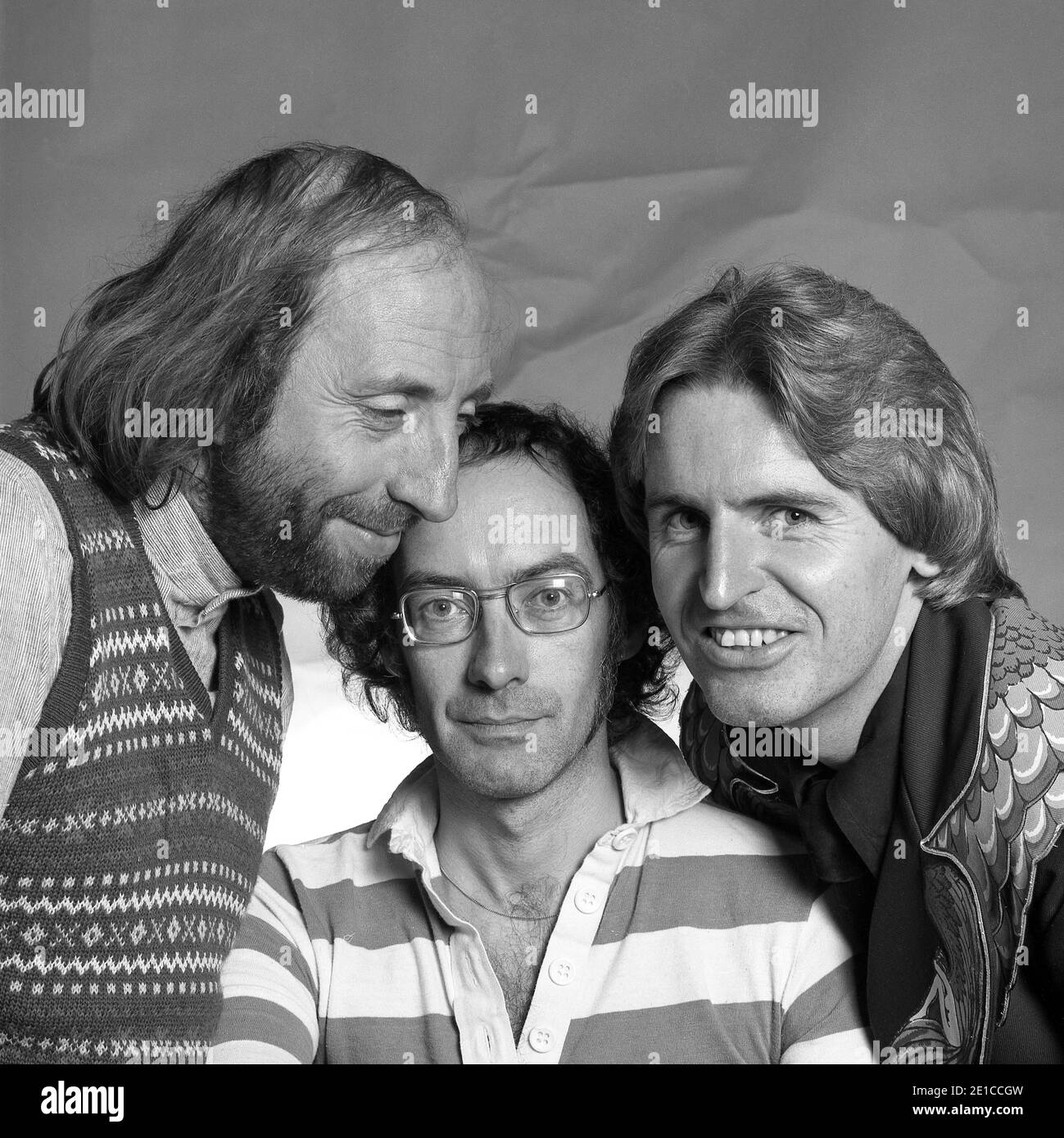 Scaffold. British music act. Roger McGough, John Gorman and Mike McGear.(brother of Paul McCartney. 1976 Stock Photo