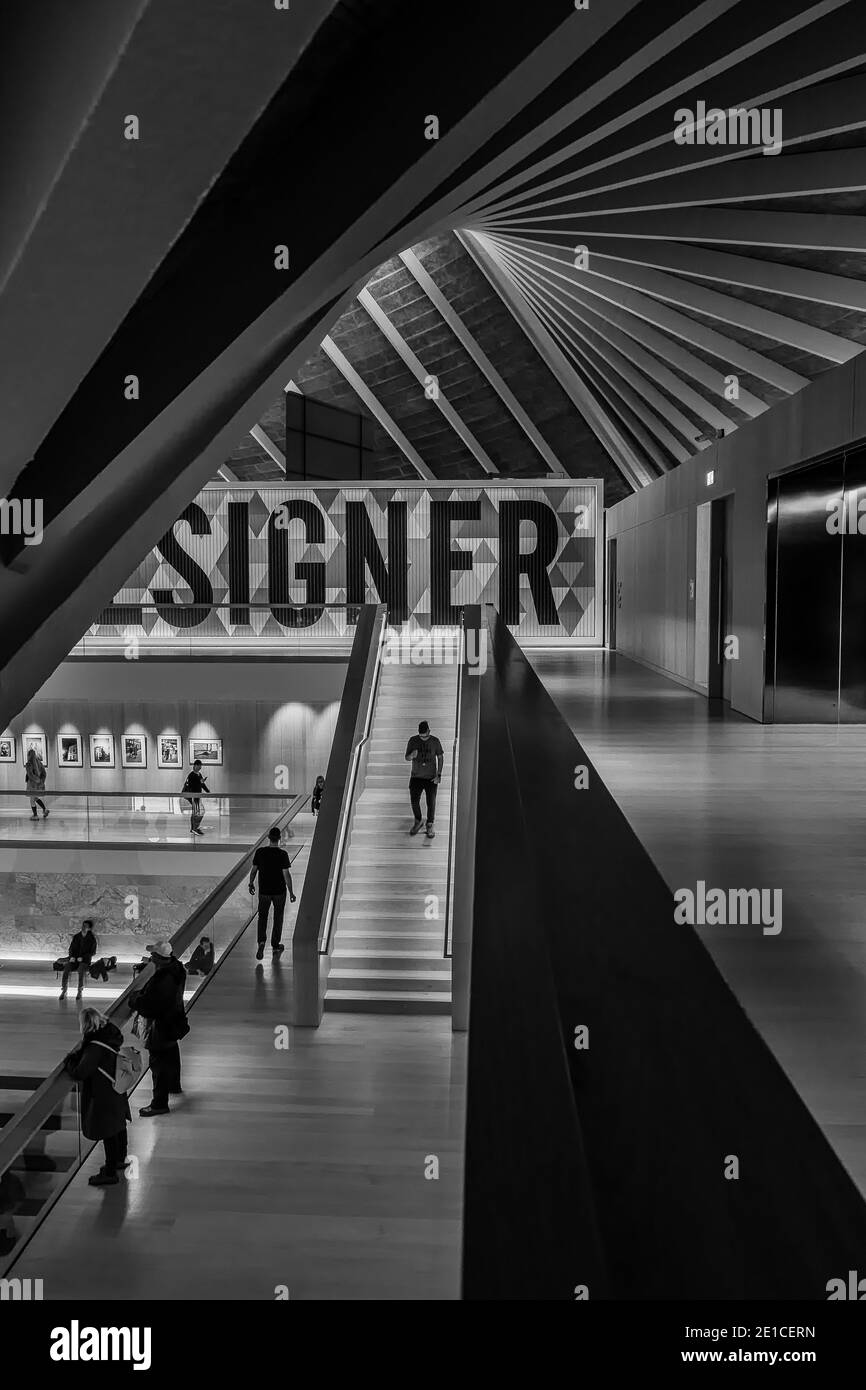 Architectural images for the London Design Museum Stock Photo Alamy