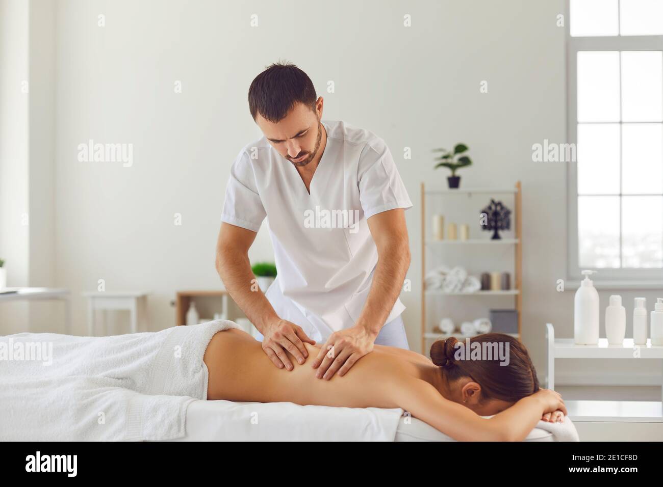 Massage parlor hi-res stock photography and images