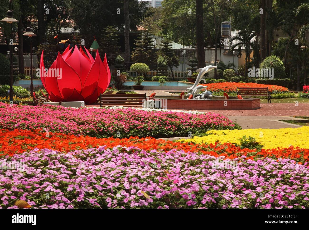 Curated visual reference: Tao Dan Park In Ho Chi Minh Vietnam Stock Photo Photo Inspiration