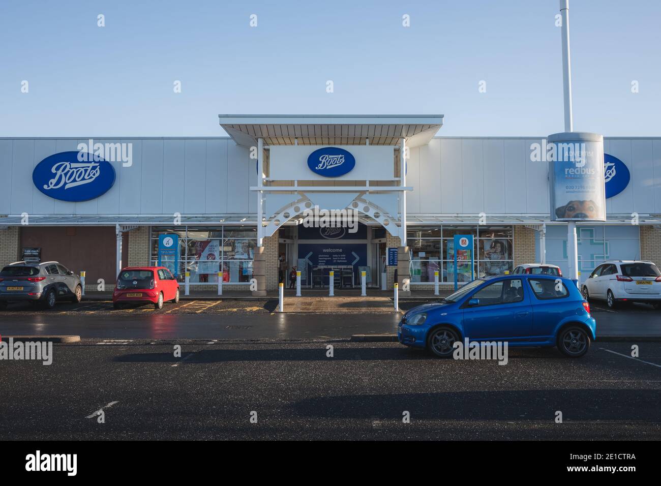Edinburgh Scotland January 6 2021 The Boots location at