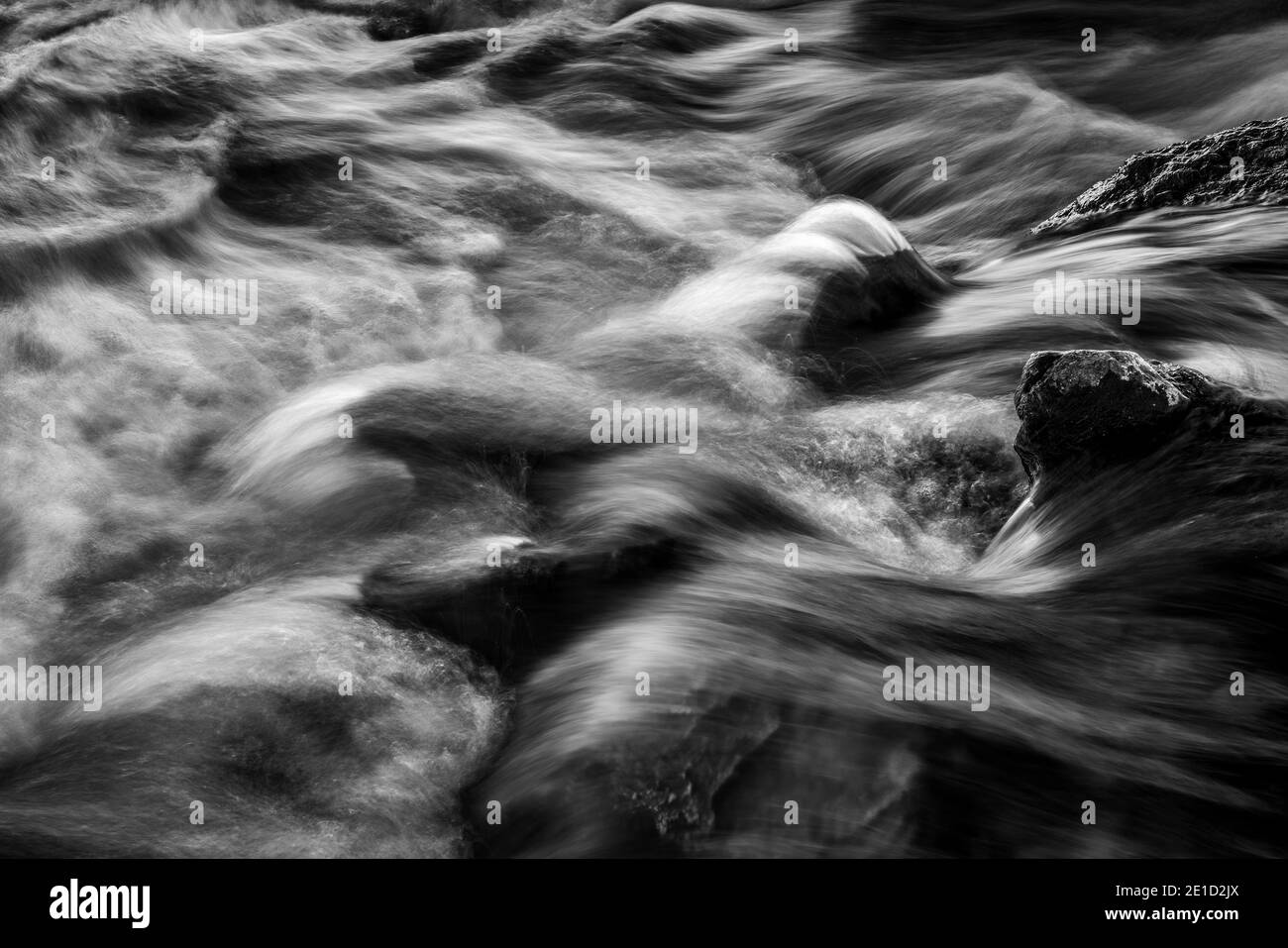 Long exposure water rapid Black and White Stock Photos Images Alamy