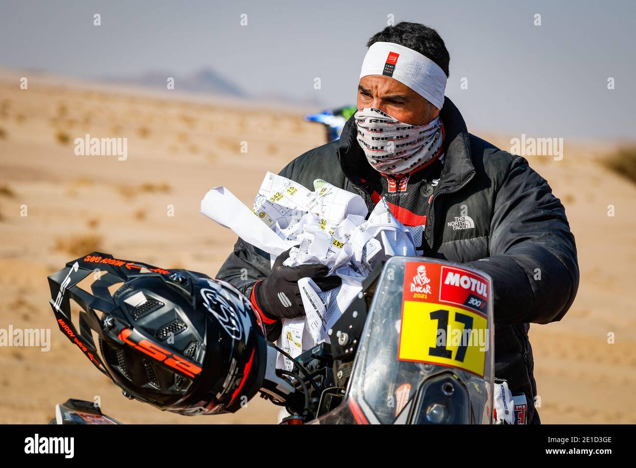 Pedrero Garcia Juan (esp), KTM, FN Speed - Rieju Team, Moto, Bike, portrait  during the 4th stage of the Dakar 2021 between Wadi Al Dawasir and Riyadh,  in Saudi Arabia on January