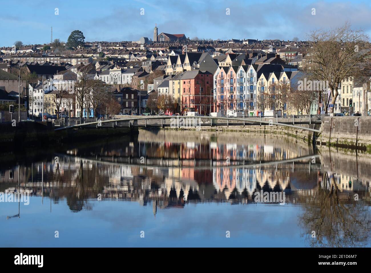 A view of Cork on the River Lee, Cork City,County Cork,Munster,Ireland
