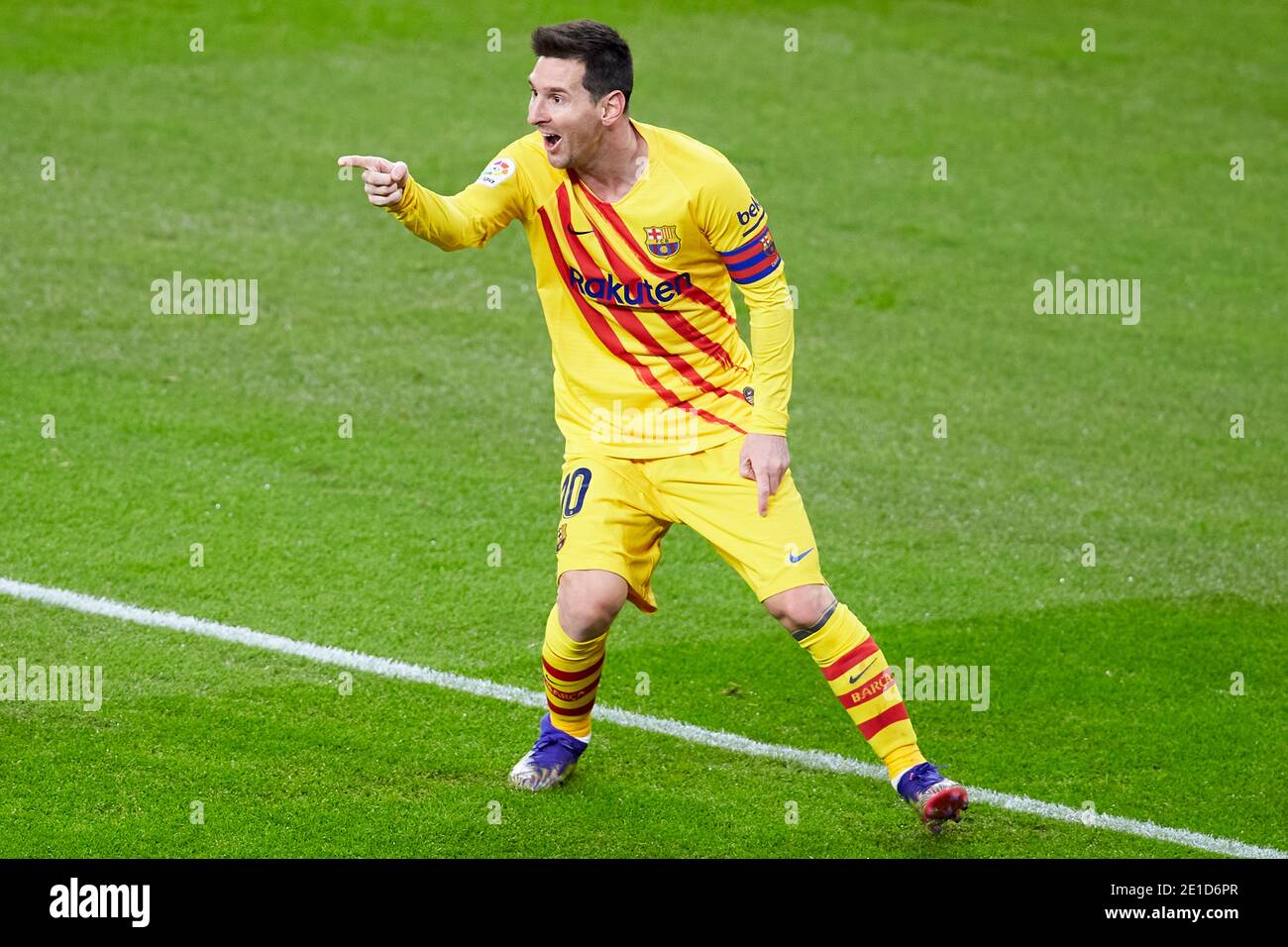 Lionel messi fc barcelona during hi-res stock photography