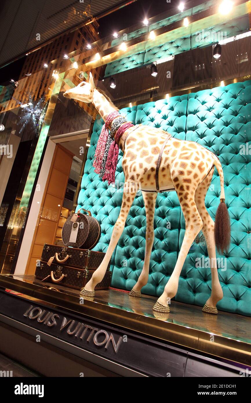 Louis Vuitton Fifth Avenue visual merchandising, New York