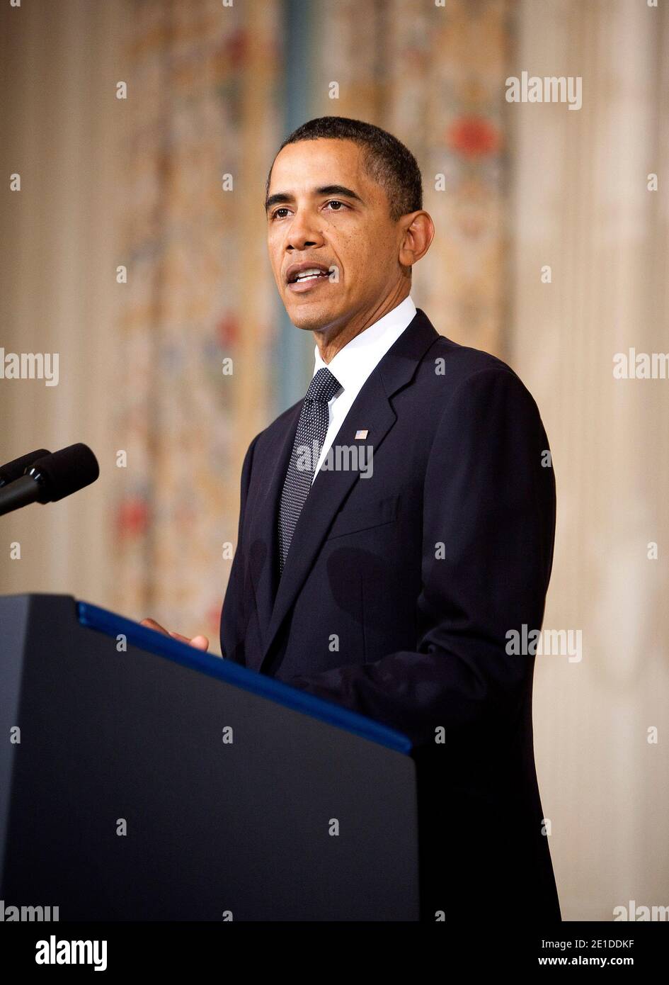 U.S. President Barack Obama speaks about the shooting of Representative