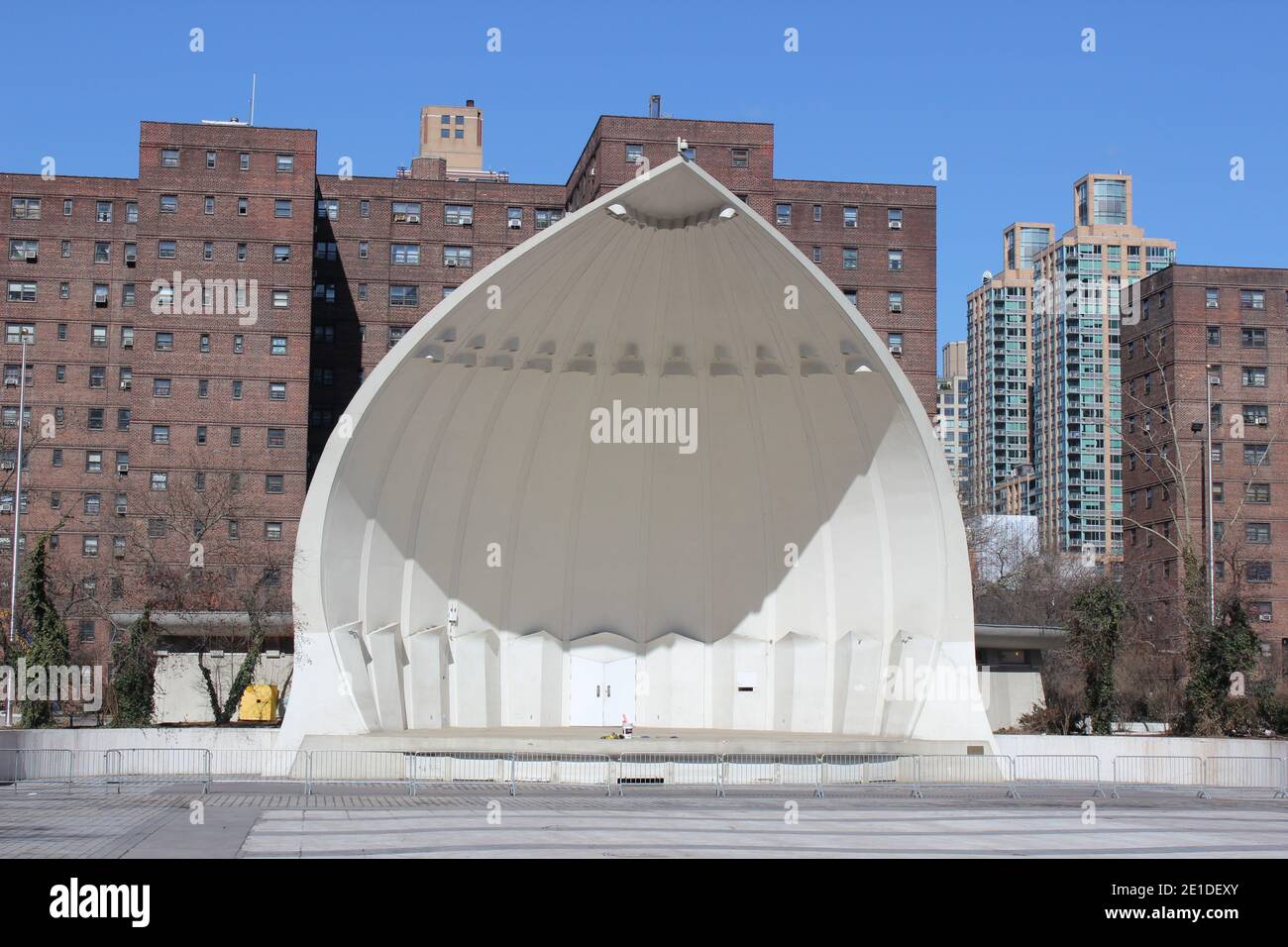 Guggenheim Memorial Bandshell, Damrosch Park, Lincoln Center, New York Stock Photo