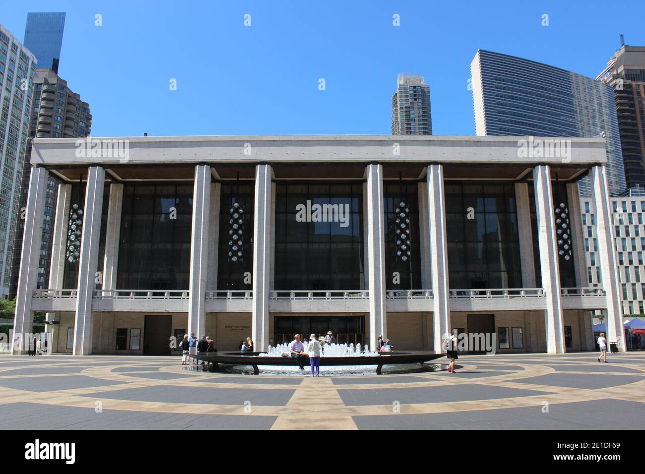 David H. Koch Theatre, formerly New York State Theatre, Lincoln Center, New York Stock Photo