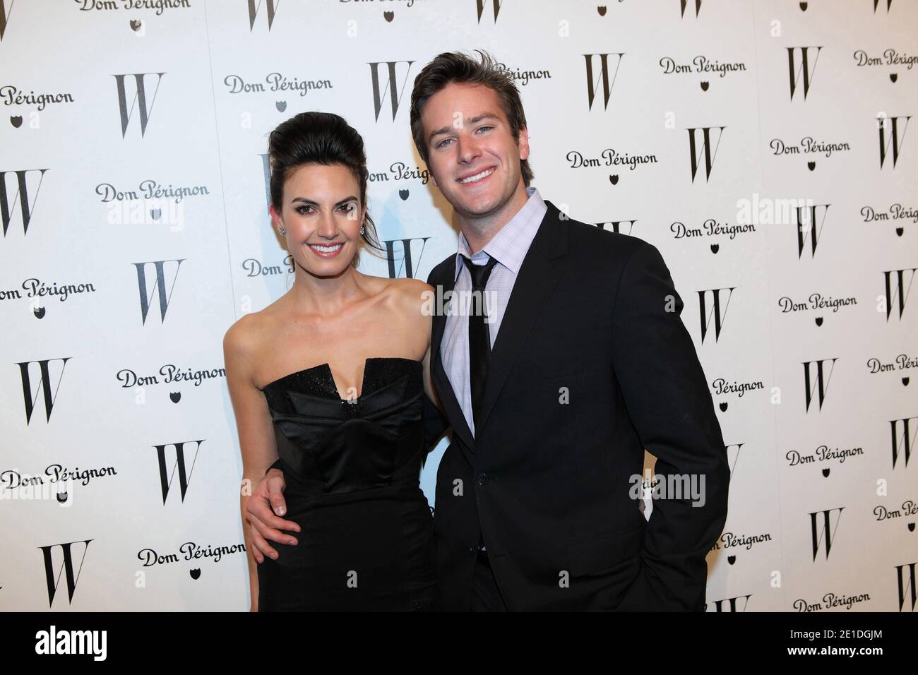 Armie Hammer and girlfriend arrive as W Magazine celebrates the best