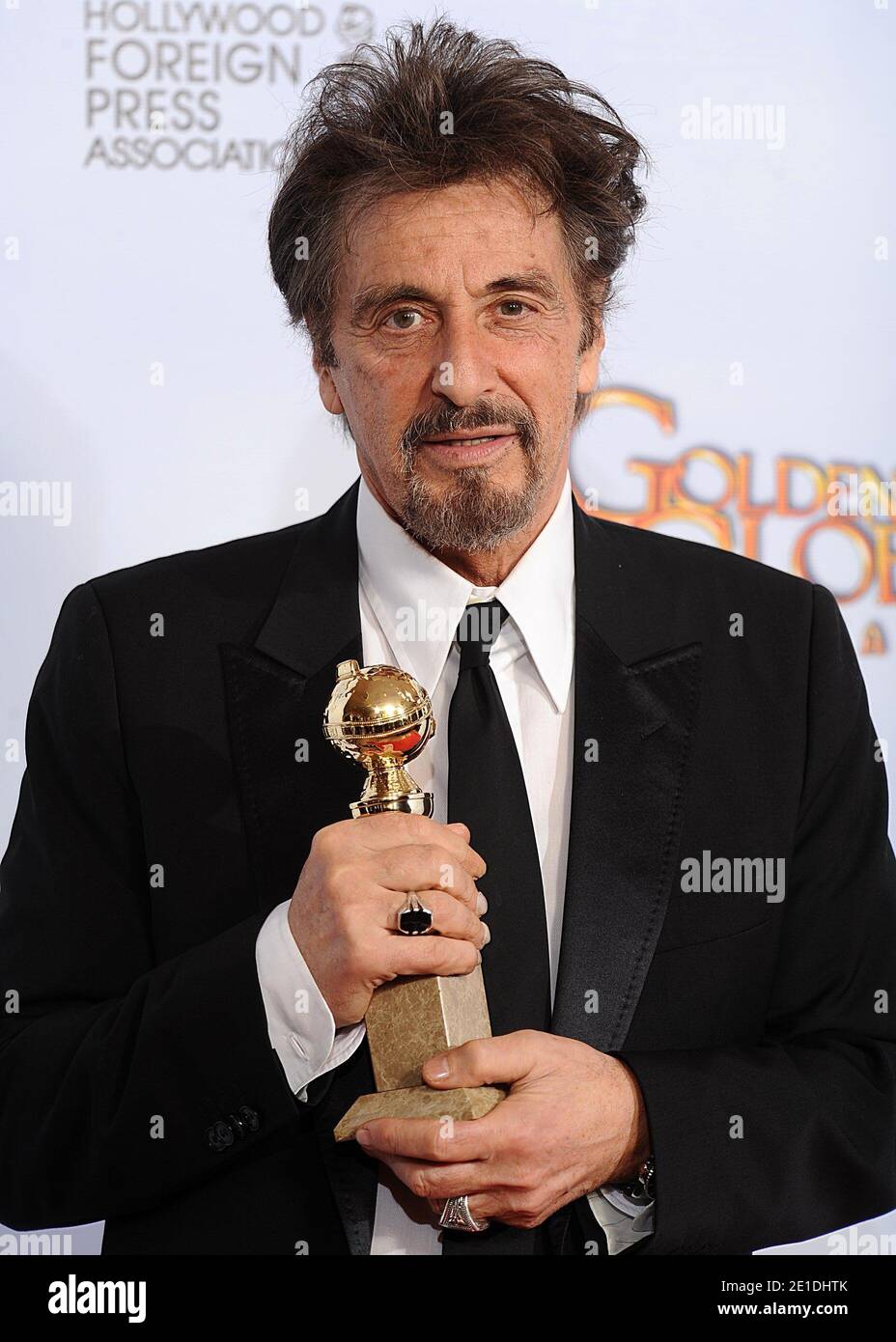 Al Pacino with the award for Best Performance by an Actor in a Mini