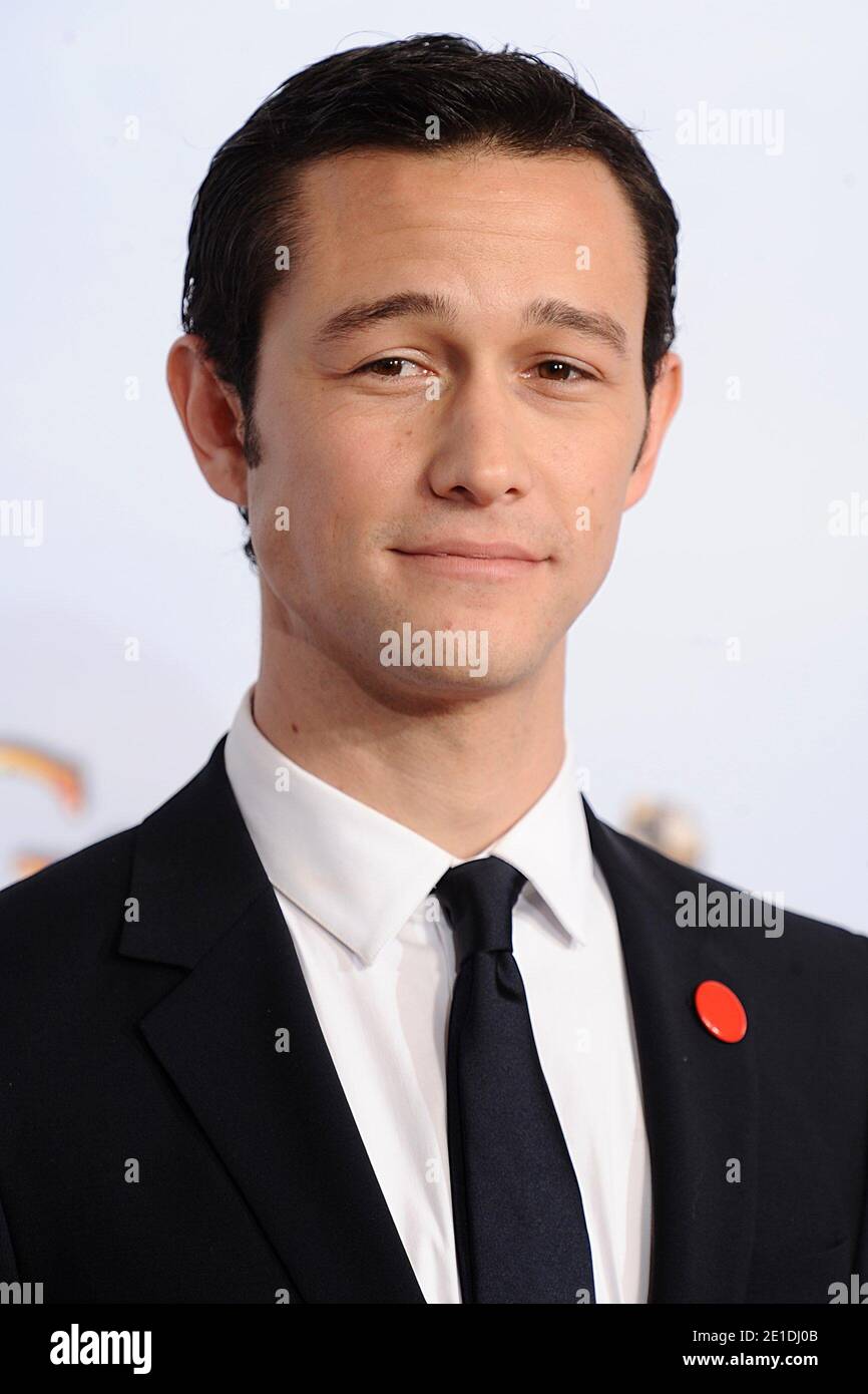 Joseph Gordon-Levitt poses in the press room of the 68th Golden Globe Awards ceremony, held at the Beverly Hilton Hotel in Los Angeles, CA, USA on January 16, 2011. Photo by Lionel Hahn/ABACAUSA.COM Stock Photo