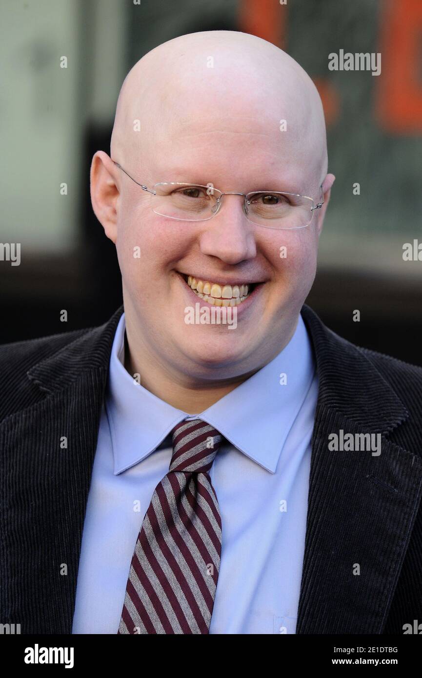 Matt Lucas arriving for Touchstone Pictures's 'Gnomeo And Juliet' premiere at El Capitan Theatre