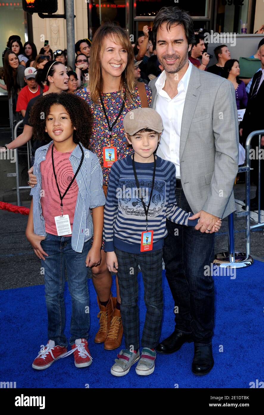 Eric McCormack and wife Janet Holden attend Touchstone Pictures