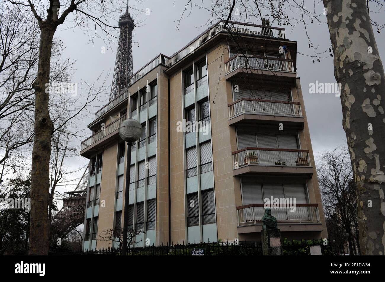 The Parisian appartement of Tunisia's former President Ben Ali's daughter Dorsaf Ben Ali and her husband Slim Chiboub placed in the 7th district, 18, Avenue Elisee-Reclus, in Paris, France, on January 24, 2011. Photo by Pierre Meunie/ABACAPRESS.COM Stock Photo