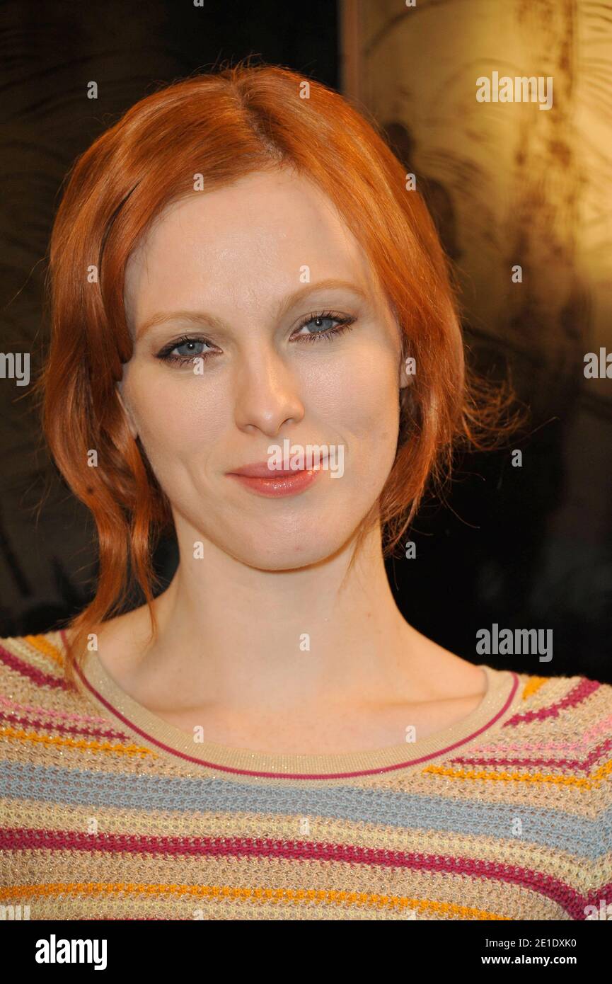 Karen Elson attending the Chanel Fashion Show Spring/Summer 2011 Collection Launch held at Pavillon Cambon, on January 25, 2011 in Paris, France. Photo by Thierry Orban/ABACAPRESS.COM Stock Photo