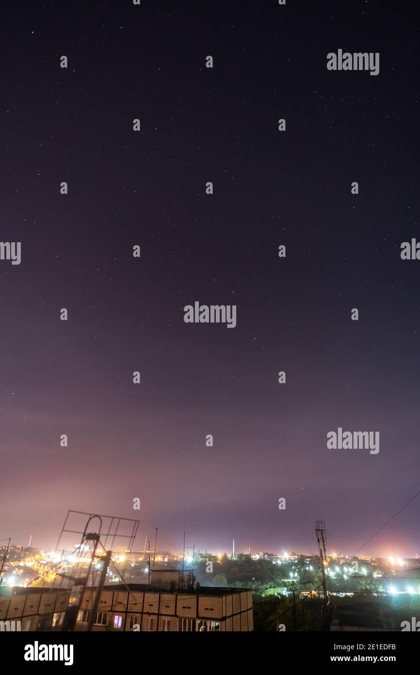 Urban Starry Night Sky High Resolution Stock Photography and Images - Alamy