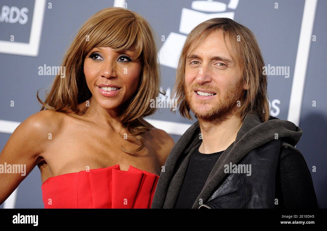 David Guetta and his wife Cathy arriving at the 53rd Annual Grammy