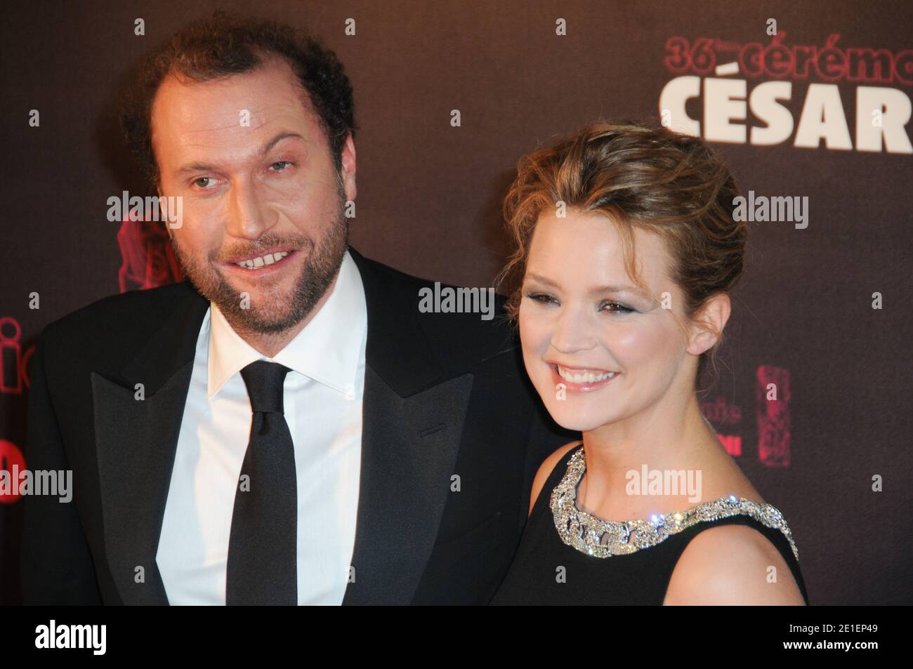 Francois Damiens and Virginie Efira arriving to the 36th annual Cesar Awards ceremony held at Francois Damiens and Virginie Efira arriving to the 36th annual Cesar Awards ceremony held at