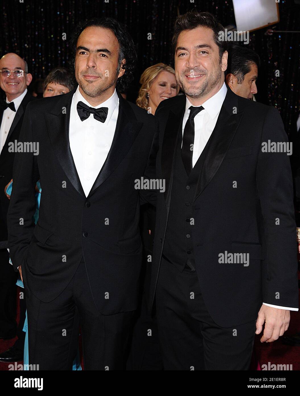 Javier Bardem (right) and Alejandro Gonzalez Inarritu arrive at the 83rd Annual Academy Awards, held at the Kodak Theatre in Los Angeles, CA, USA on February 27, 2011. Photo by Lionel Hahn/ABACAUSA.COM Stock Photo