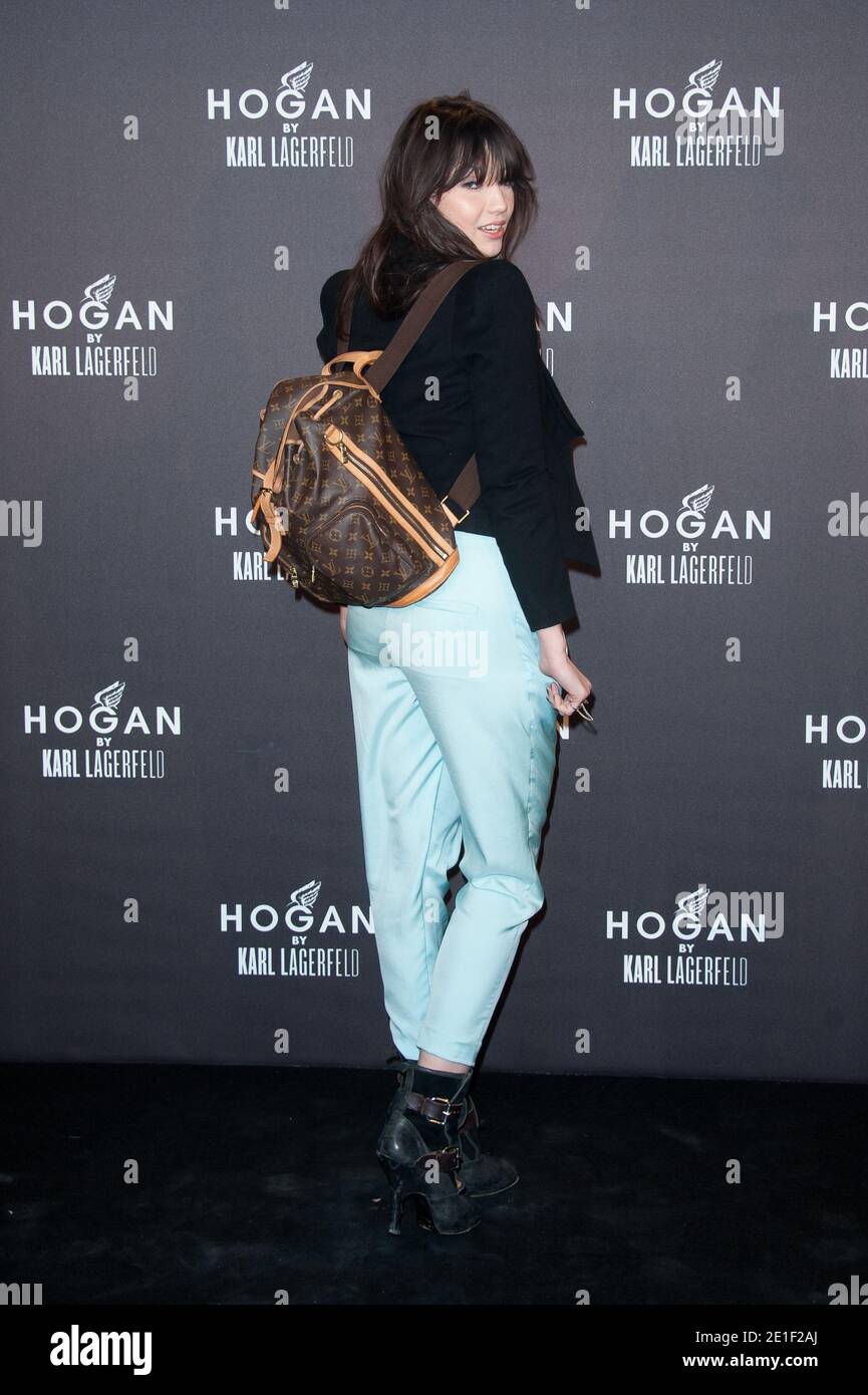 Daisy Lowe attends the Hogan by Karl Lagerfeld cocktail party held at the  Salomon de Rothschild hotel during the Paris Fashion Week Fall/Winter 2012  on March 4, 2011 in Paris, France. Photo