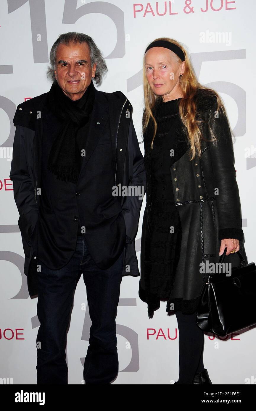 Patrick Demarchelier and wife Mia attending the Paul and Joe Fall ...