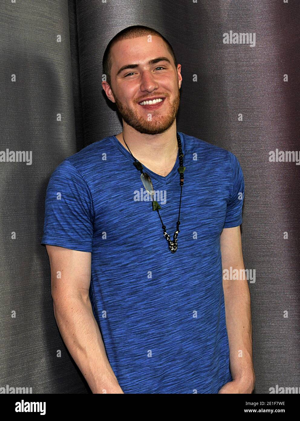 US singer Mike Posner poses after a showcase at the Renaissance Arc de Triomphe hotel while on promotion in Paris, France on March 8, 2011. Photo by Thierry Plessis/ABACAPRESS.COM Stock Photo