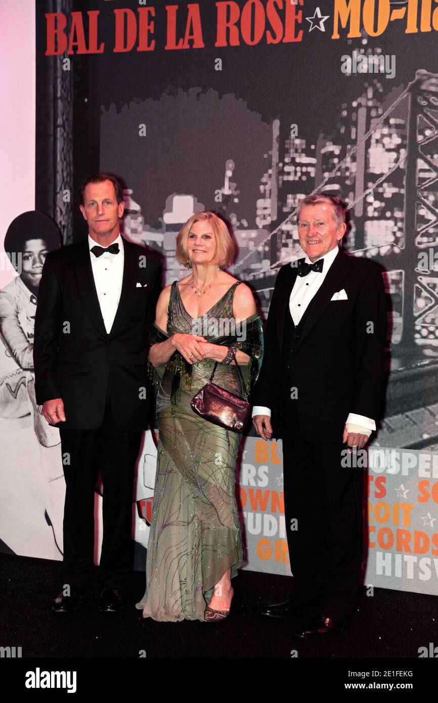 Christopher Levine, John Lehman and wife arrive to Le Bal de la Rose held at Monaco on march 19, 2011. Photo by Cyril Abad/Realis/Monte-Carlo SBM/ABACAPRESS.COM Stock Photo