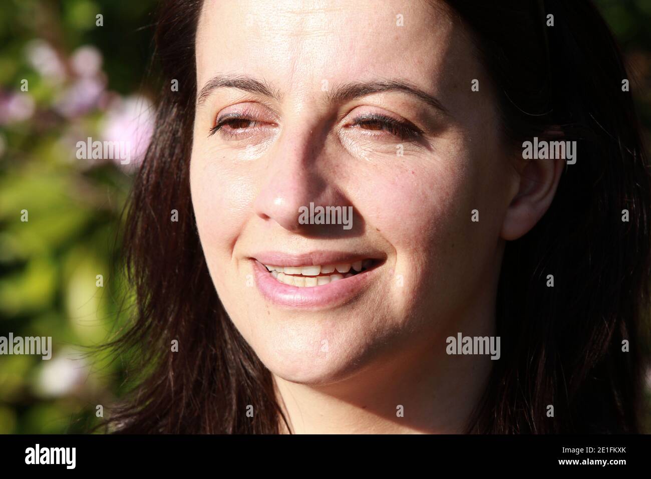 Europe Ecologie Les Verts National Secretary Cecile Duflot Campaigns For The Local Elections In Messimy Near Lyon France March 24 11 Photo By Vincent Dargent Abacapress Com Stock Photo Alamy