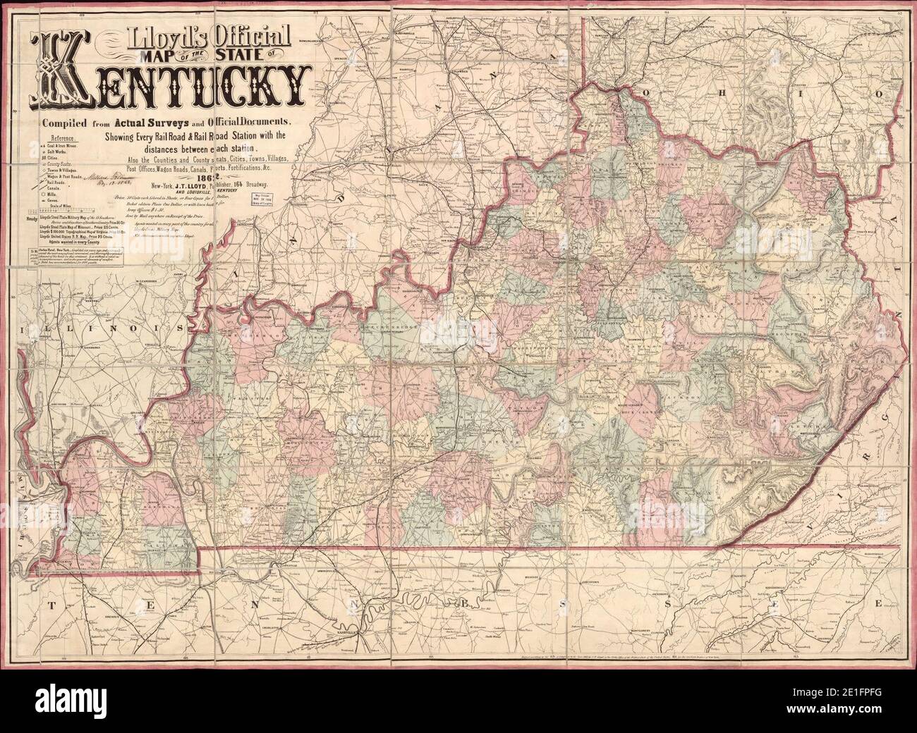 1949 Mississippi, Arkansas & Louisiana Road Map –Standard Oil of Kentucky  (KYSO)