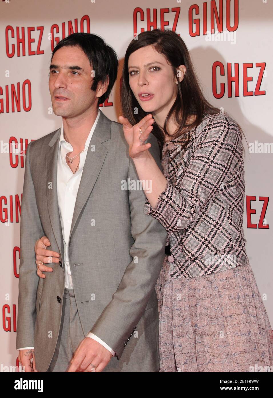 Samuel Benchetrit And Anna Mouglalis Attend The Premiere Of Chez Gino At Cinema Gaumont Opera In Paris France On March 29 2011 Photo By Giancarlo Gorassini Abacapress Com Stock Photo Alamy