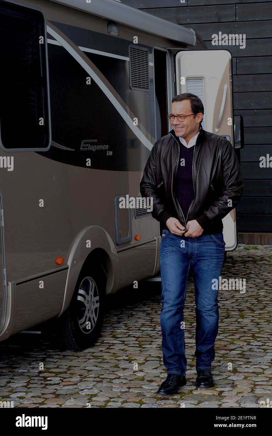 Jean Luc Delarue Camping Car Jean-Luc Delarue meets with youths as part of his 'Delarue Drugs Camping Car  Tour' in Payerne, Switzerland on March 30, 2011. Delarue tours France and  Switzerland in a camping car to inform
