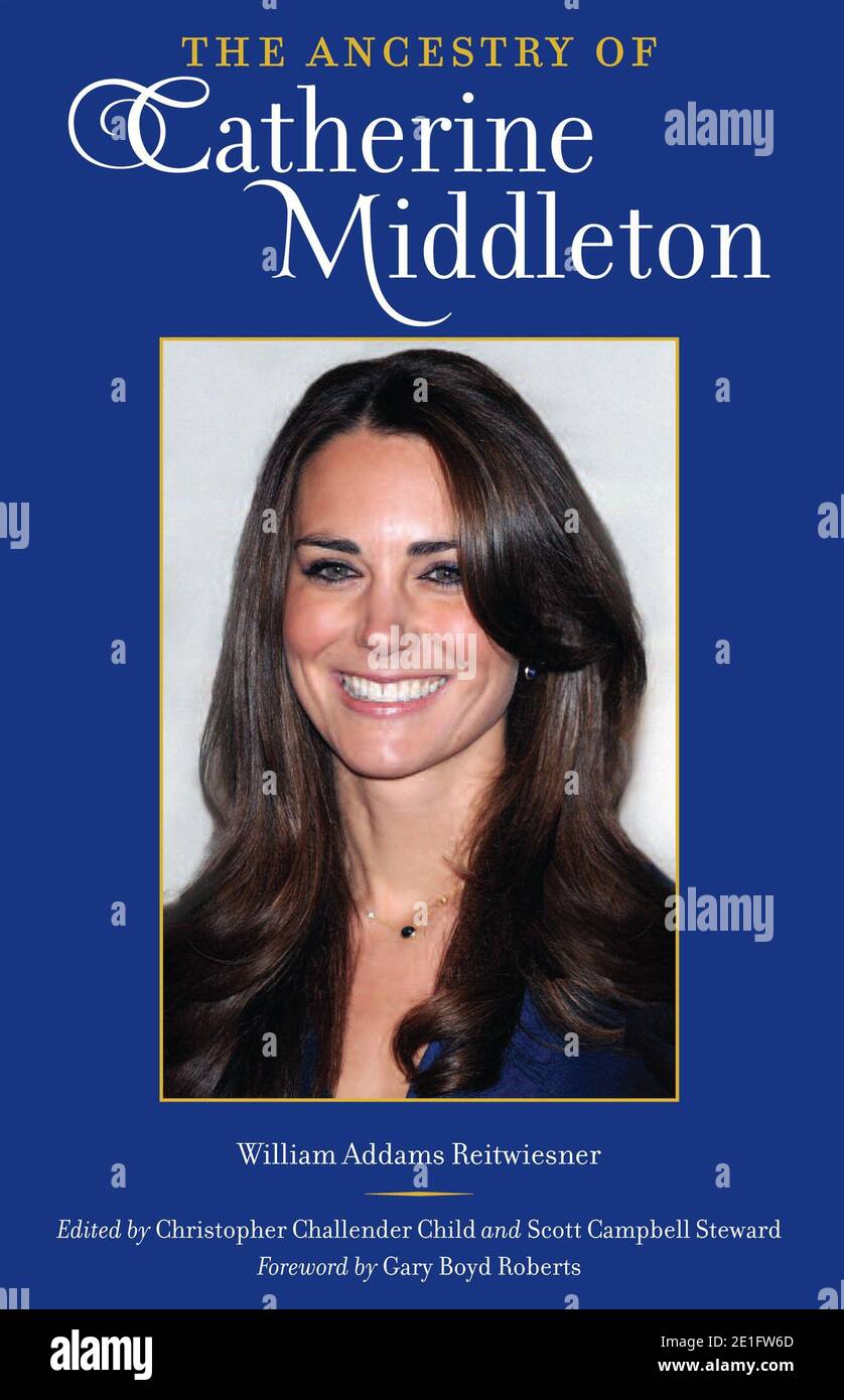 The New England Historic Genealogical Society in Boston has released a  book, pictured here, on Kate Middleton's ancestry linking her to the United  States' founding father George Washington as his eighth cousin