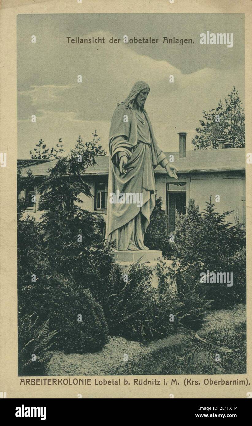 Lobetal, Brandenburg Lobetaler Anlagen Stock Photo Alamy