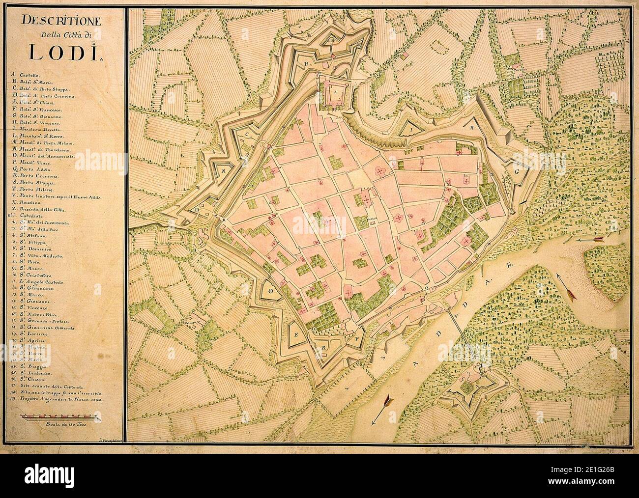 Lodi Mappa 1753 Stock Photo Alamy Lodi Mappa 1753 Stock Photo Alamy