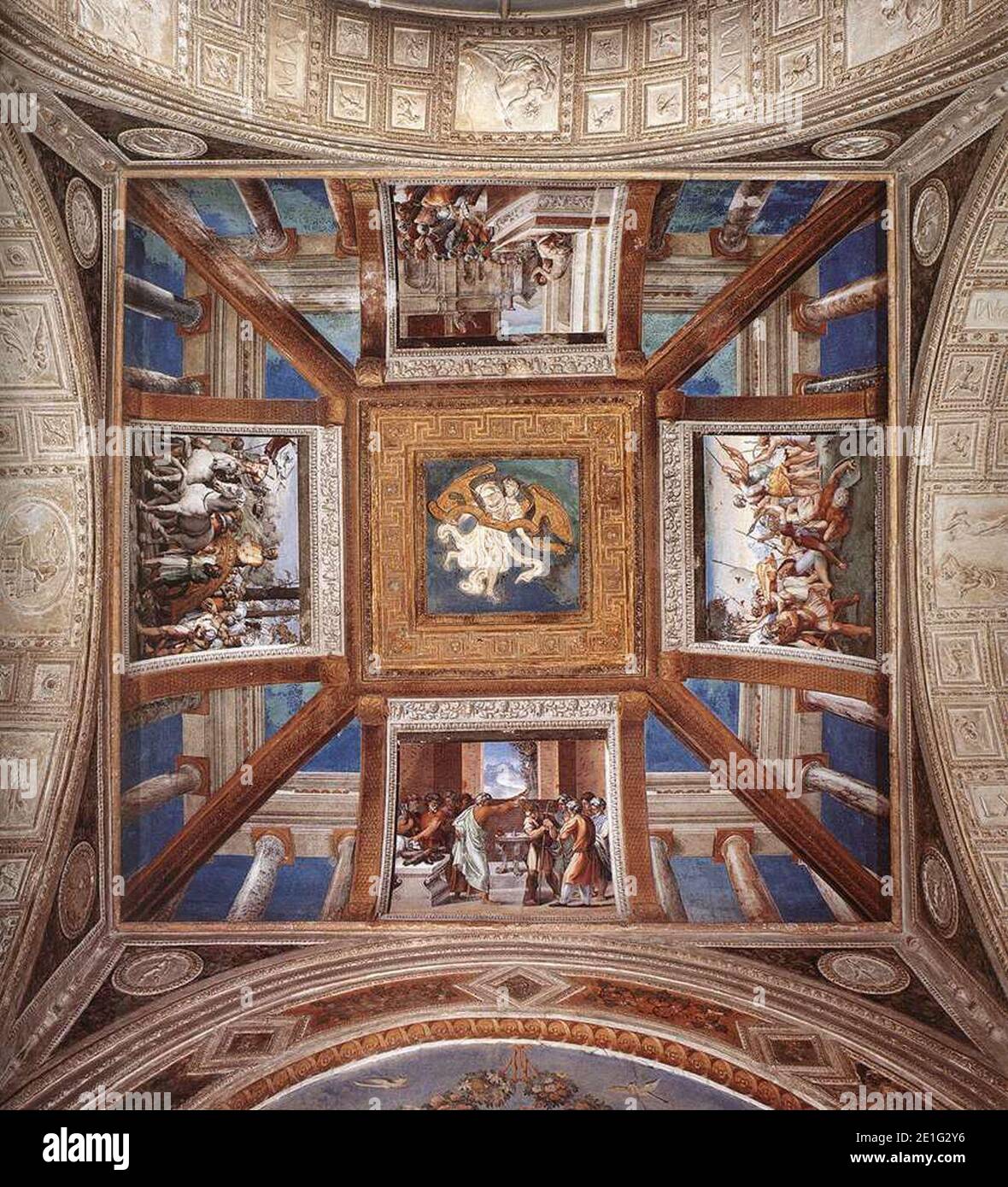 Loggia di raffaello 04 Stock Photo Alamy