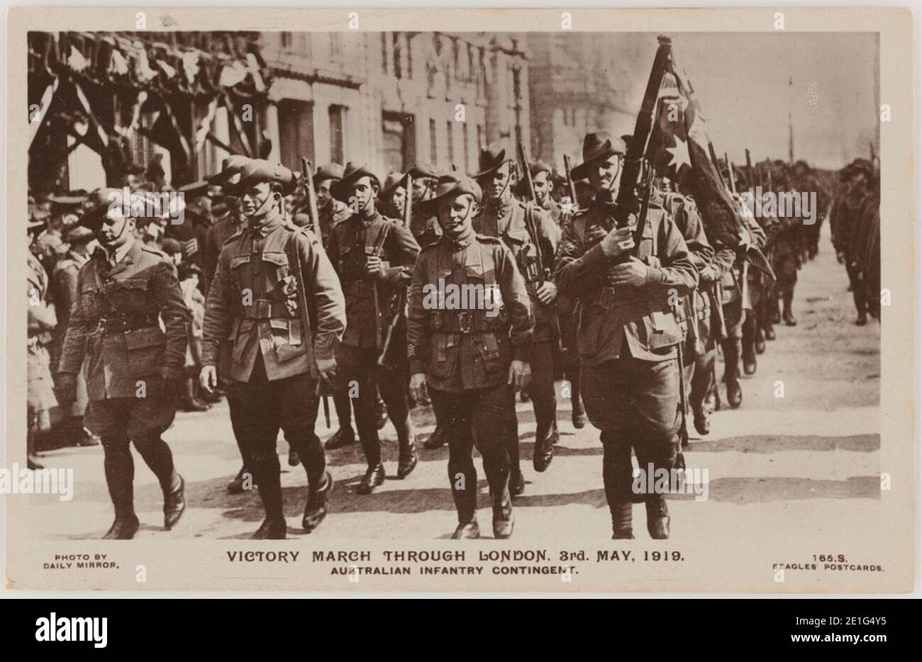 London victory parade flag Stock Photo - Alamy