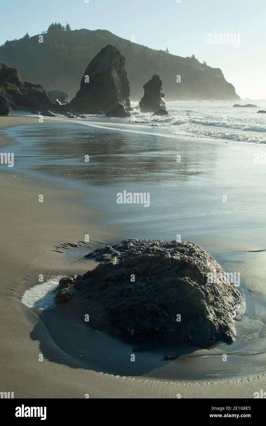 Rocks in the sand at Trinidad State Beach, California, USA | NONE ...