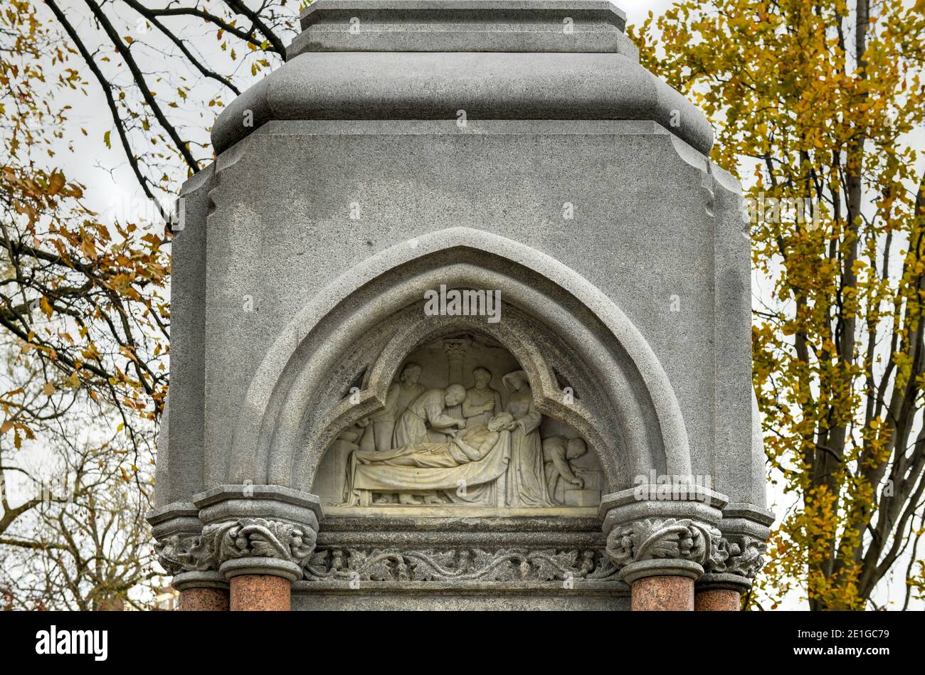 Ether Monument, also known as The Good Samaritan, is a statue and