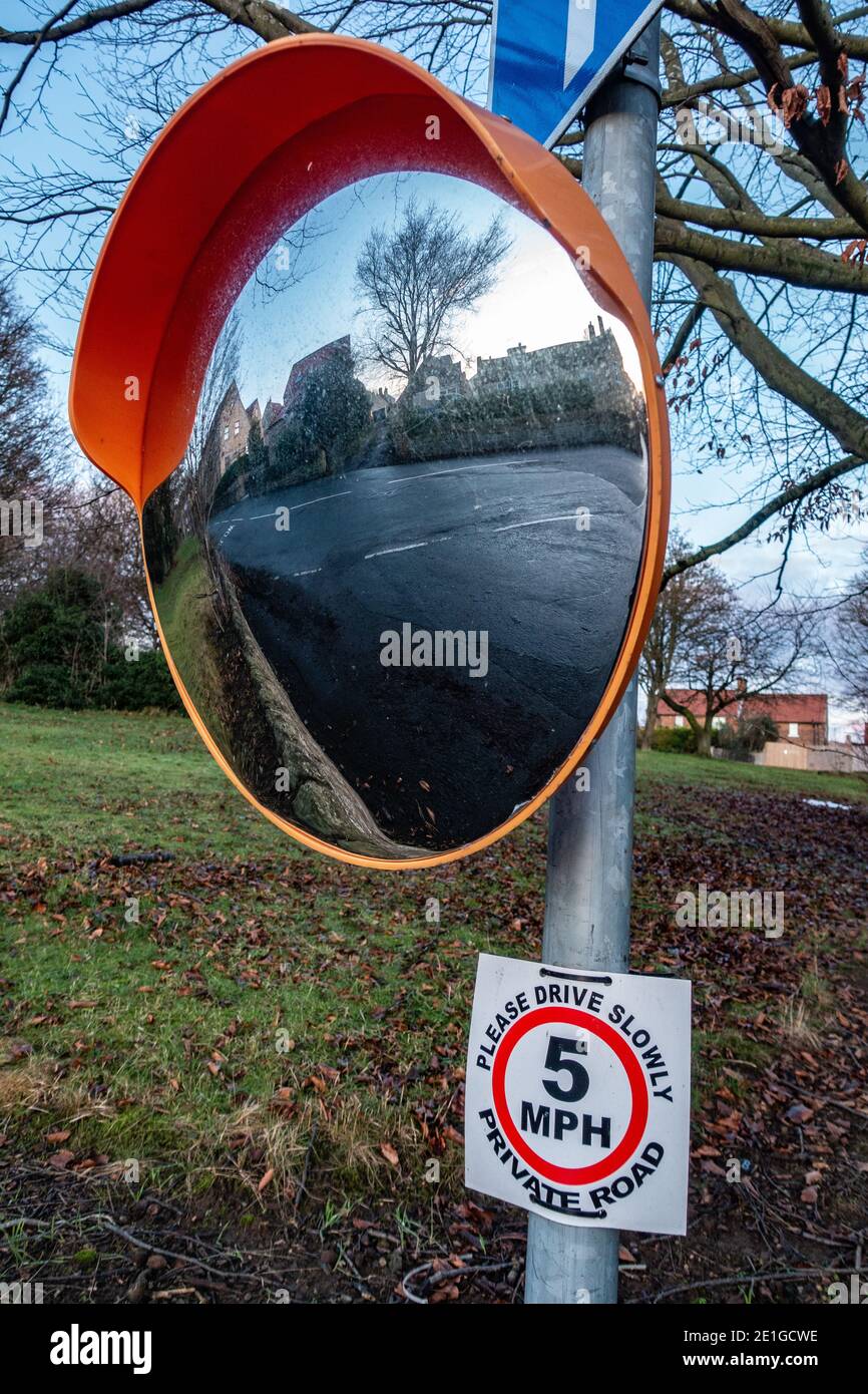 Convex blind spot mirror hi-res stock photography and images - Alamy