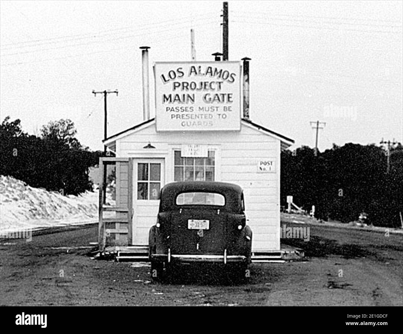 Los Alamos Main Gate (2 Stock Photo Alamy