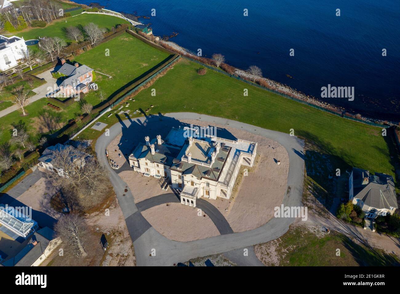 Mrs. Astor's Beechwood mansion along Bellevue Avenue in Newport, Rhode