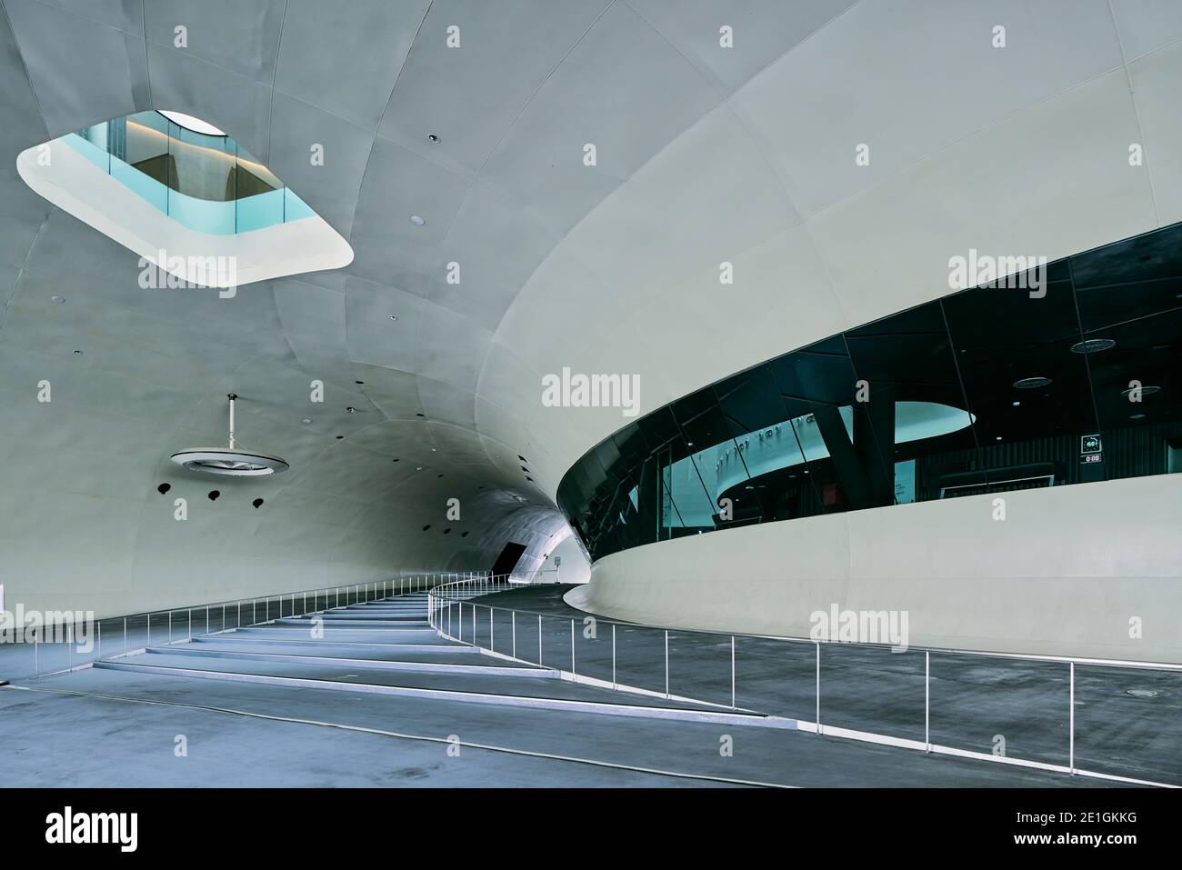 Interior view of the National Kaohsiung Centre for the Arts in Weiwuying Metropolitan Park, Kaohsiung, Taiwan. Stock Photo