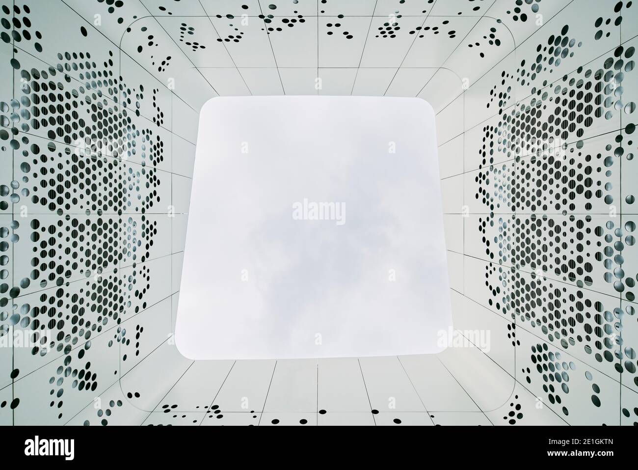 Exterior view of the National Kaohsiung Centre for the Arts in Weiwuying Metropolitan Park, Kaohsiung, Taiwan. Stock Photo