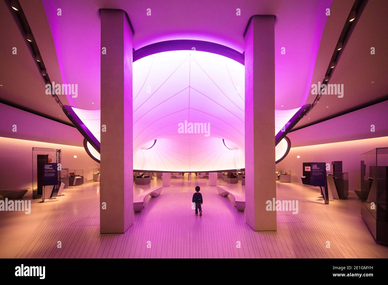 Interior of the Mathematics: The Winton Gallery at the Science Museum in London, England, UK. Stock Photo