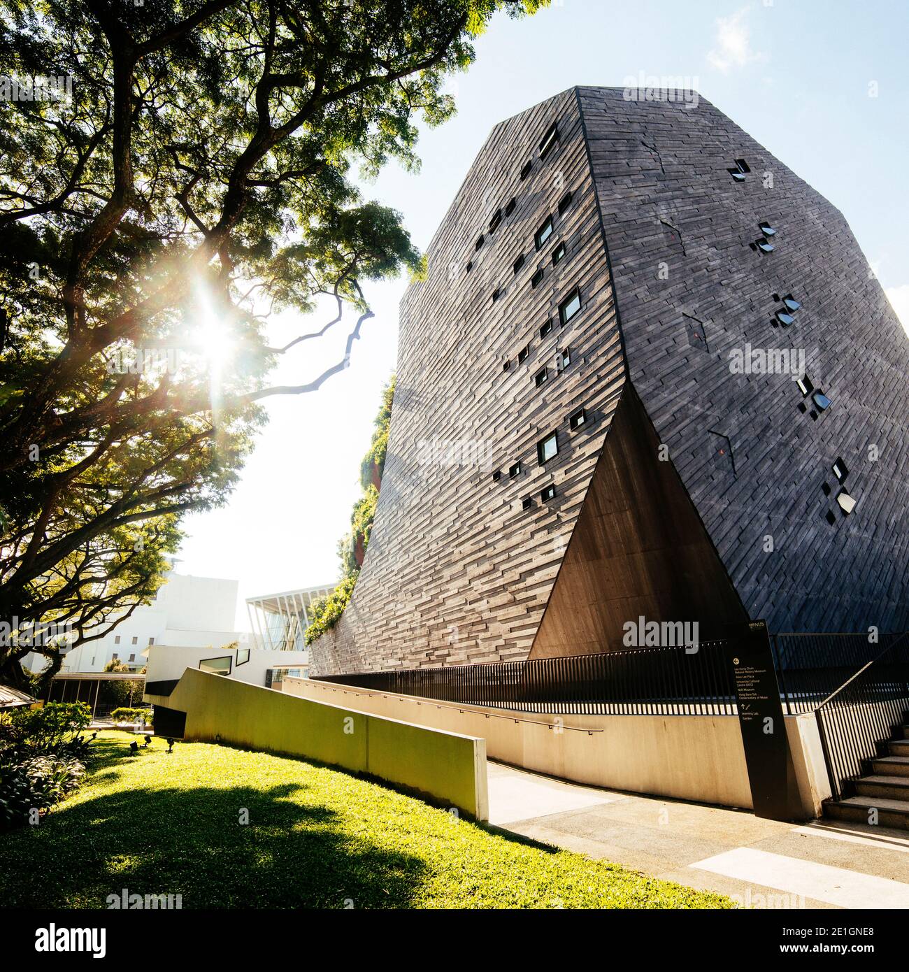 Exterior view of the Lee Kong Chian Natural History Museum on the Kent Ridge Campus of the National University of Singapore. Stock Photo