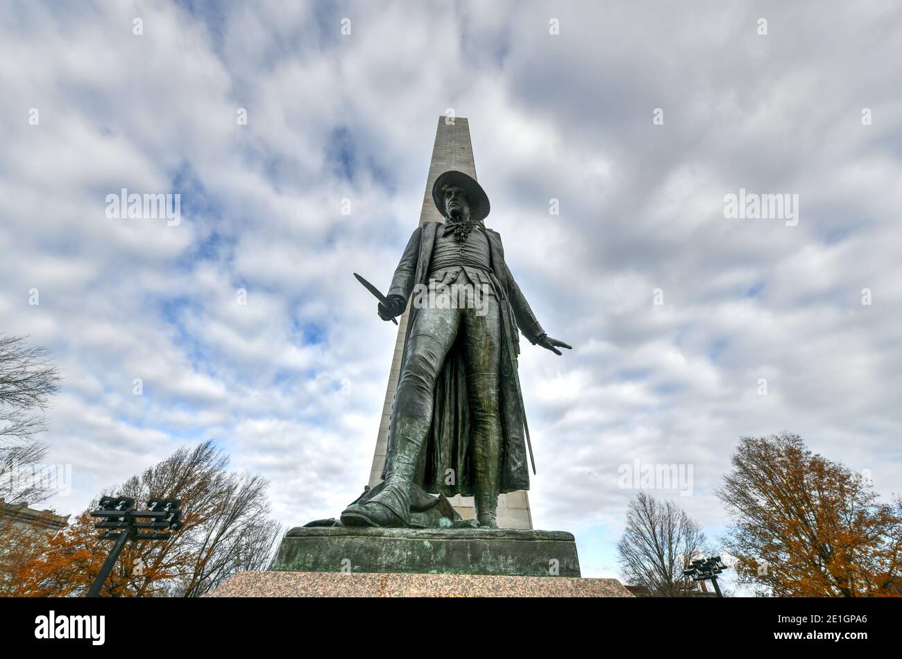 The Bunker Hill Monument was erected to commemorate the Battle of