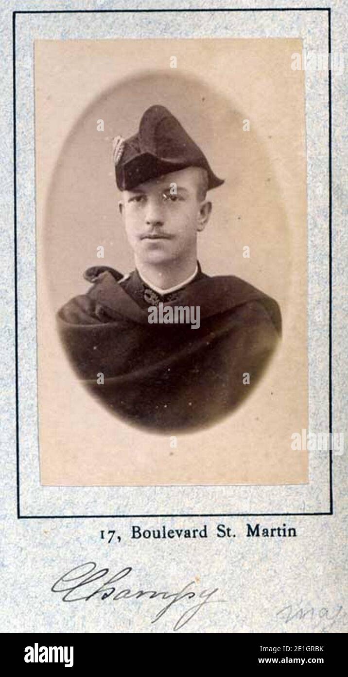 Louis Champy vers 1889 (A Stock Photo Alamy