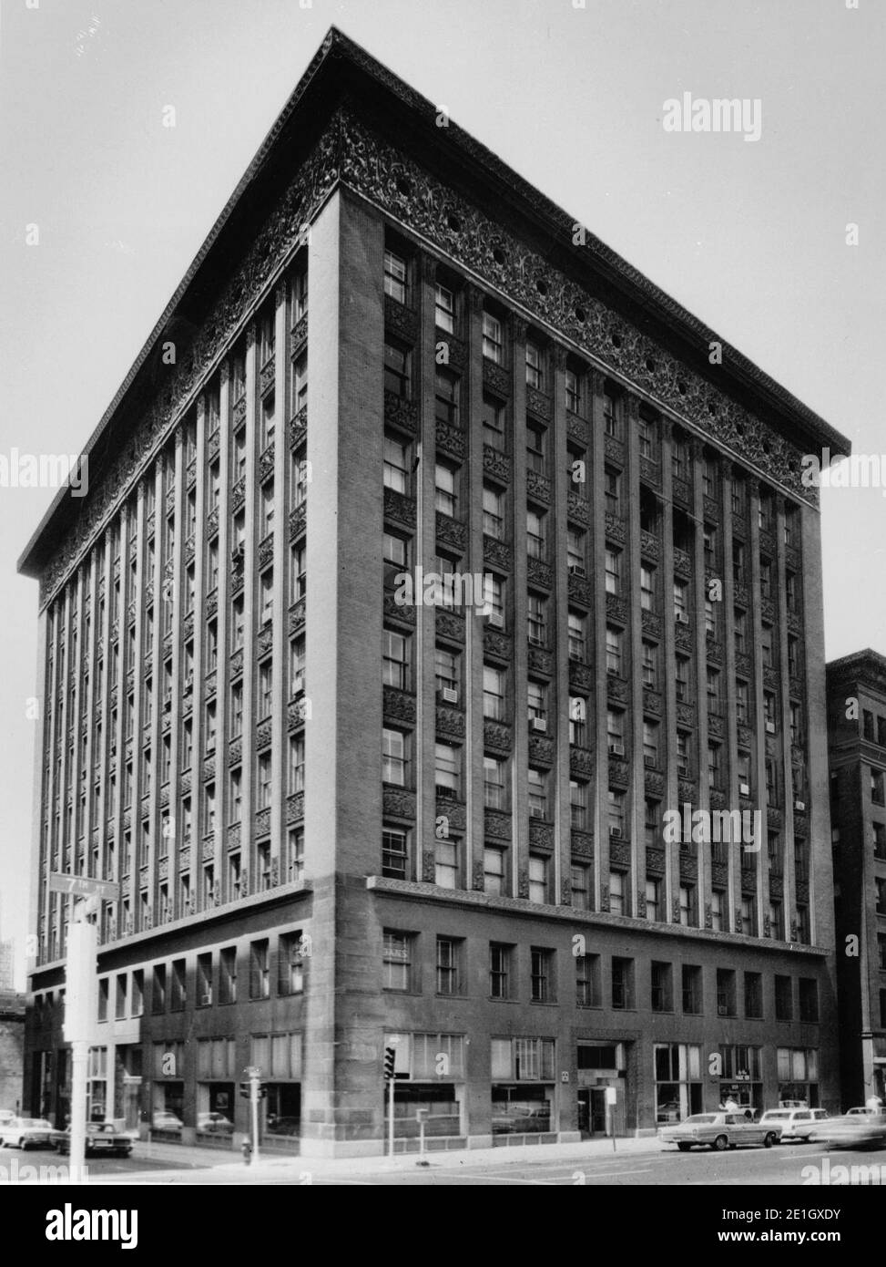 Louis Sullivan - Wainwright Building, Seventh   Chestnut Streets, Saint Louis, St. Louis City County, MO. Stock Photo