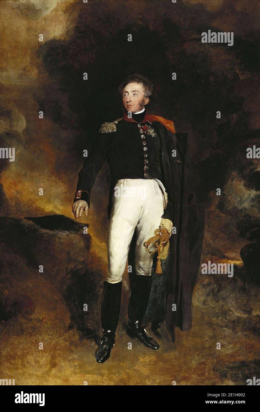 Louis-Antoine, Duke of Angouleme - Lawrence 1825. Stock Photo
